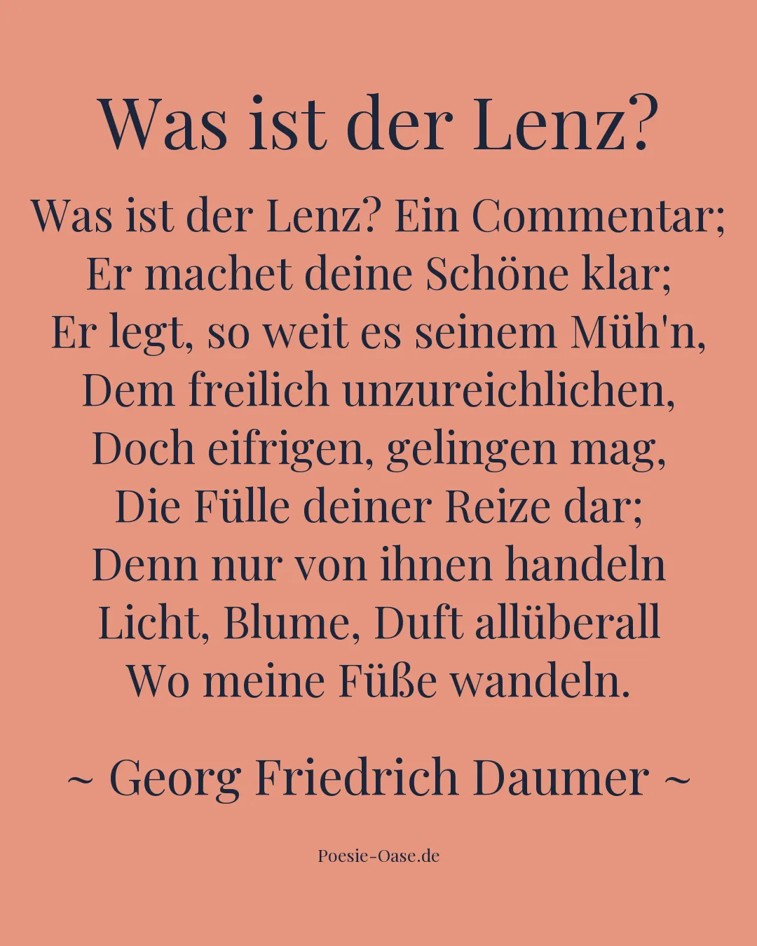 Illustration zu Was ist der Lenz?