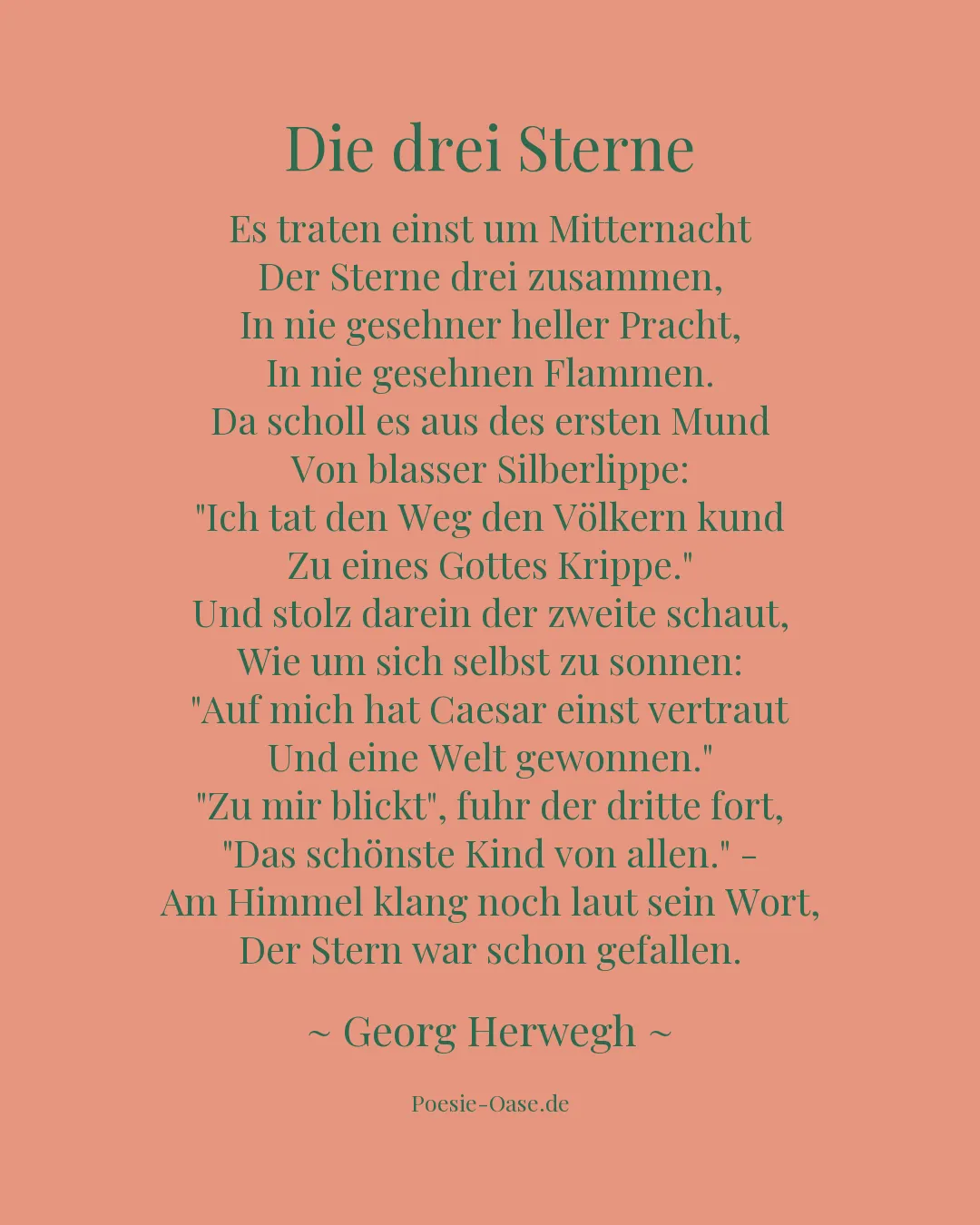 Illustration zu Die drei Sterne