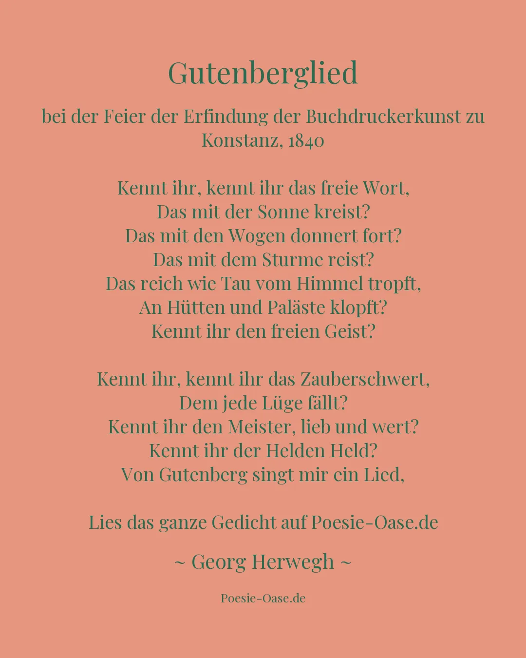Illustration zu Gutenberglied