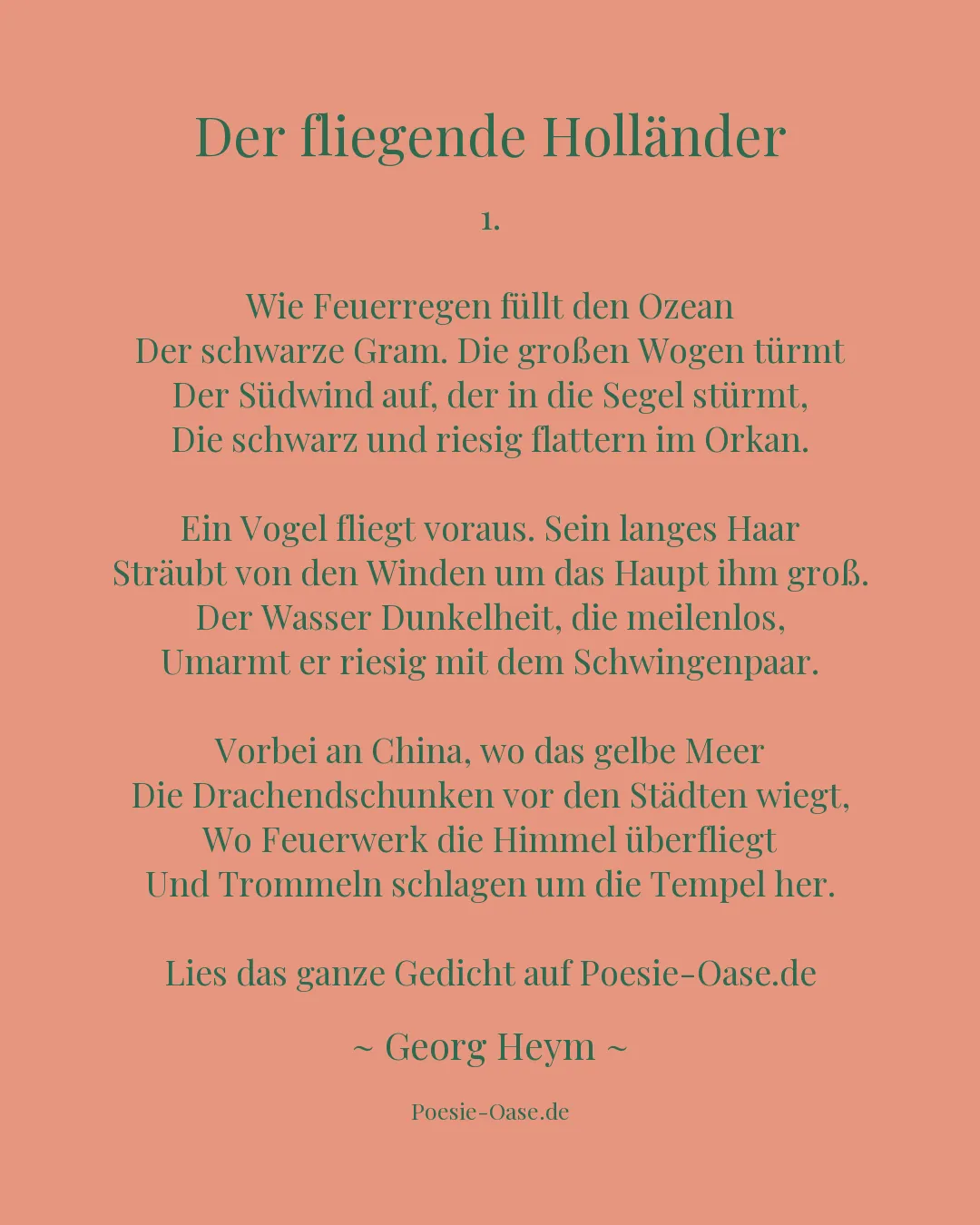 Illustration zu Der fliegende Holländer