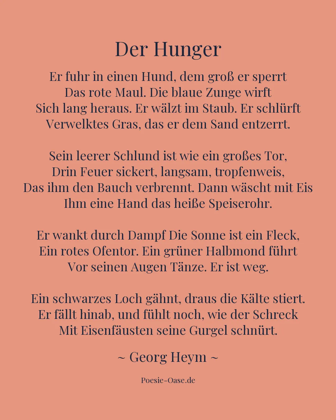 Illustration zu Der Hunger