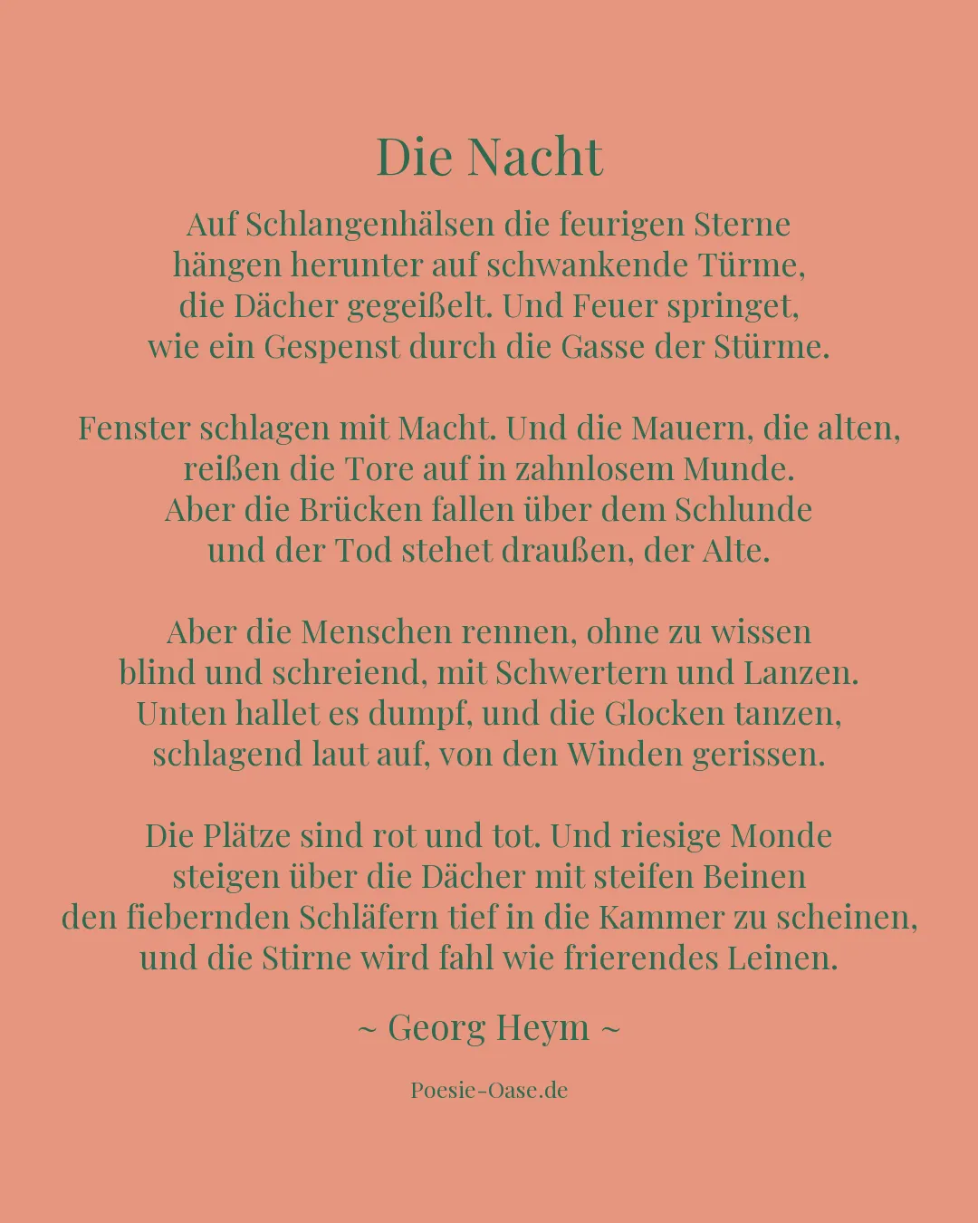 Illustration zu Die Nacht