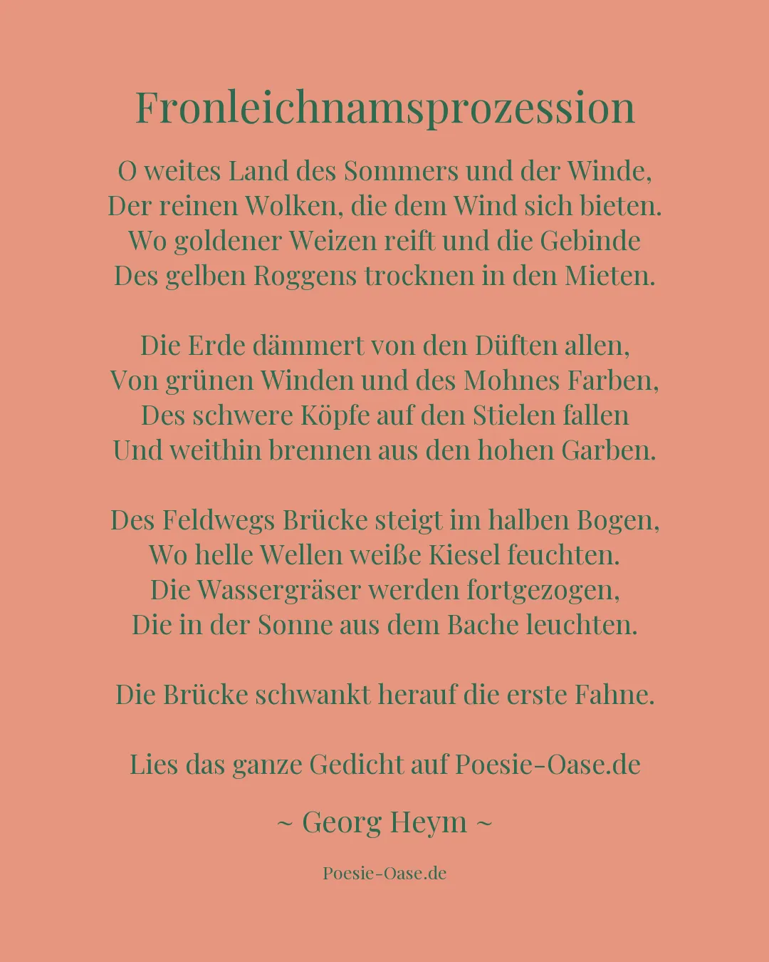 Illustration zu Fronleichnamsprozession