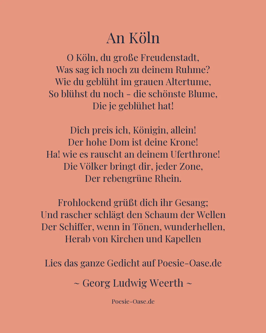 Illustration zu An Köln