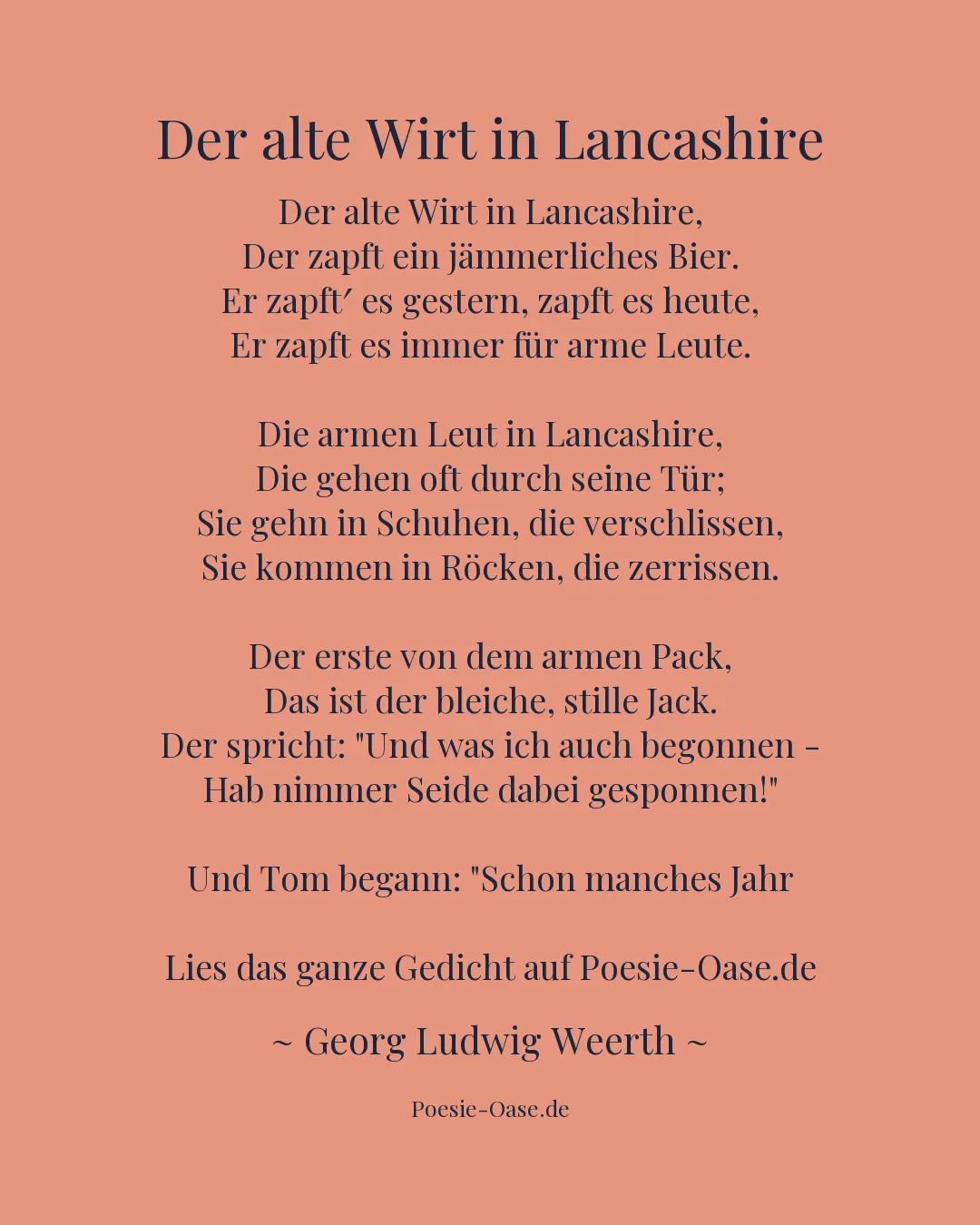 Illustration zu Der alte Wirt in Lancashire