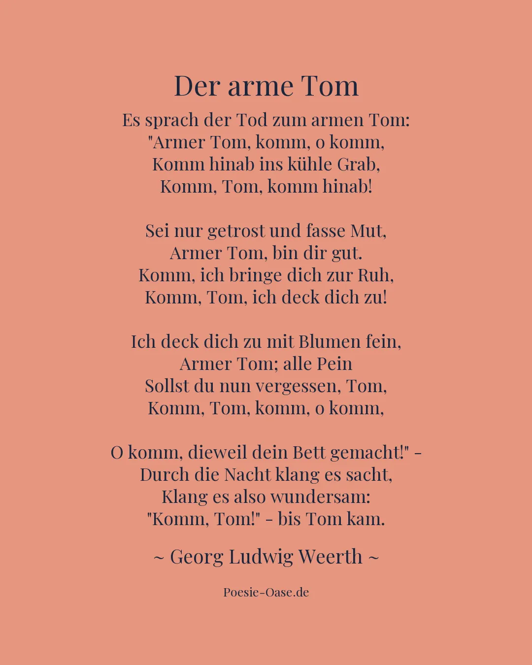Illustration zu Der arme Tom