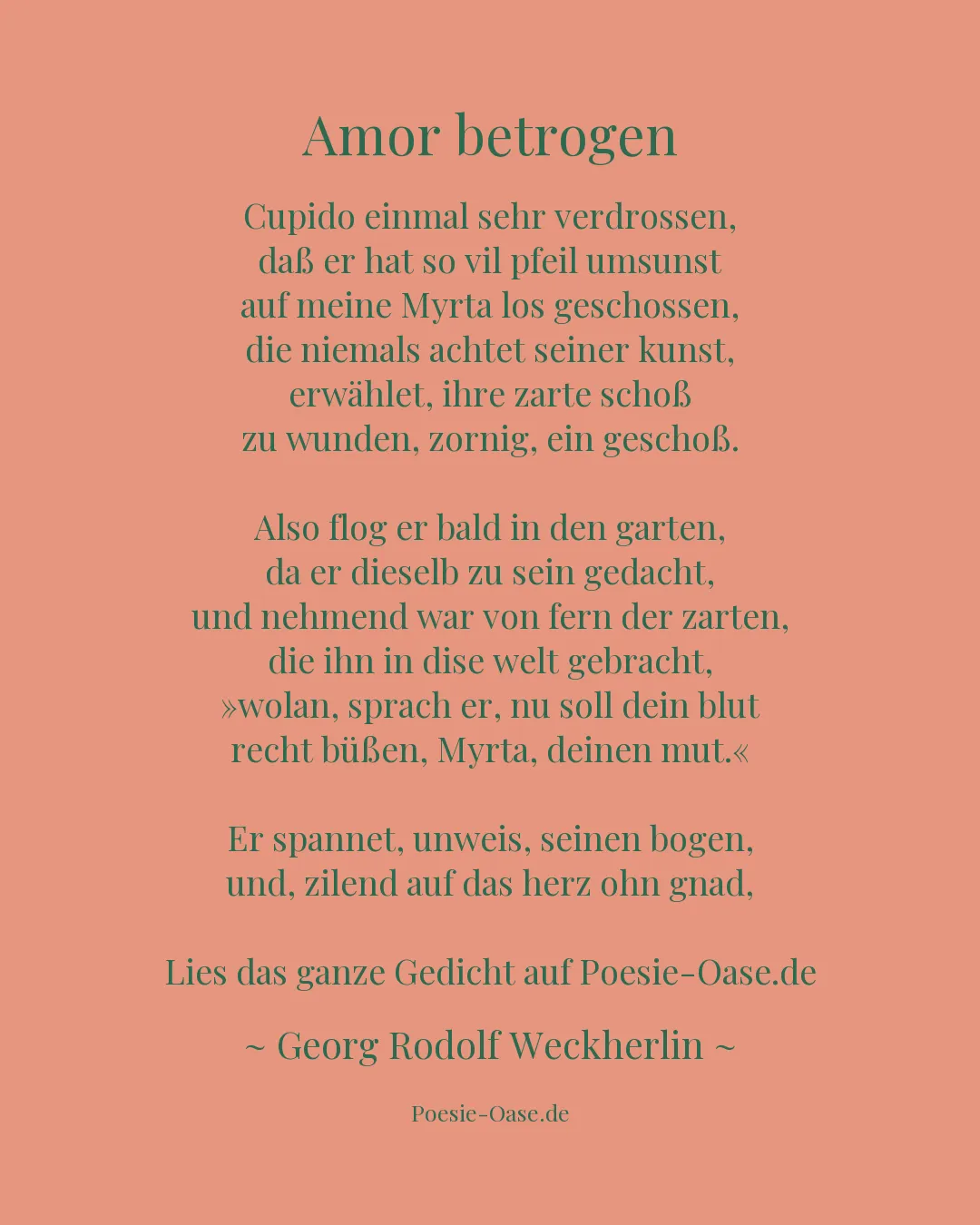 Illustration zu Amor betrogen