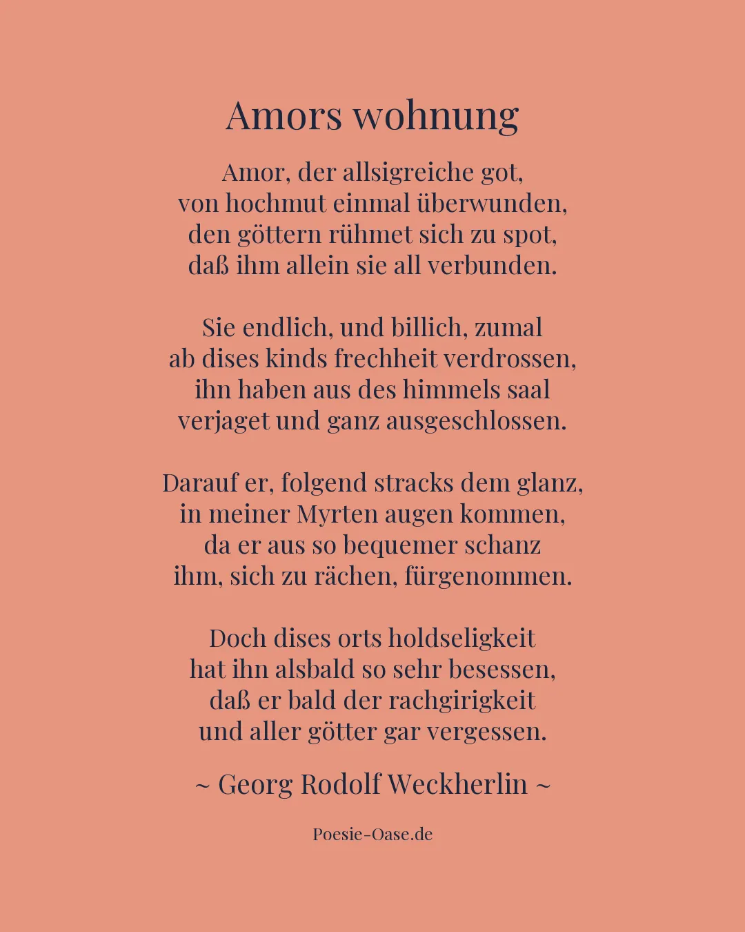 Illustration zu Amors wohnung