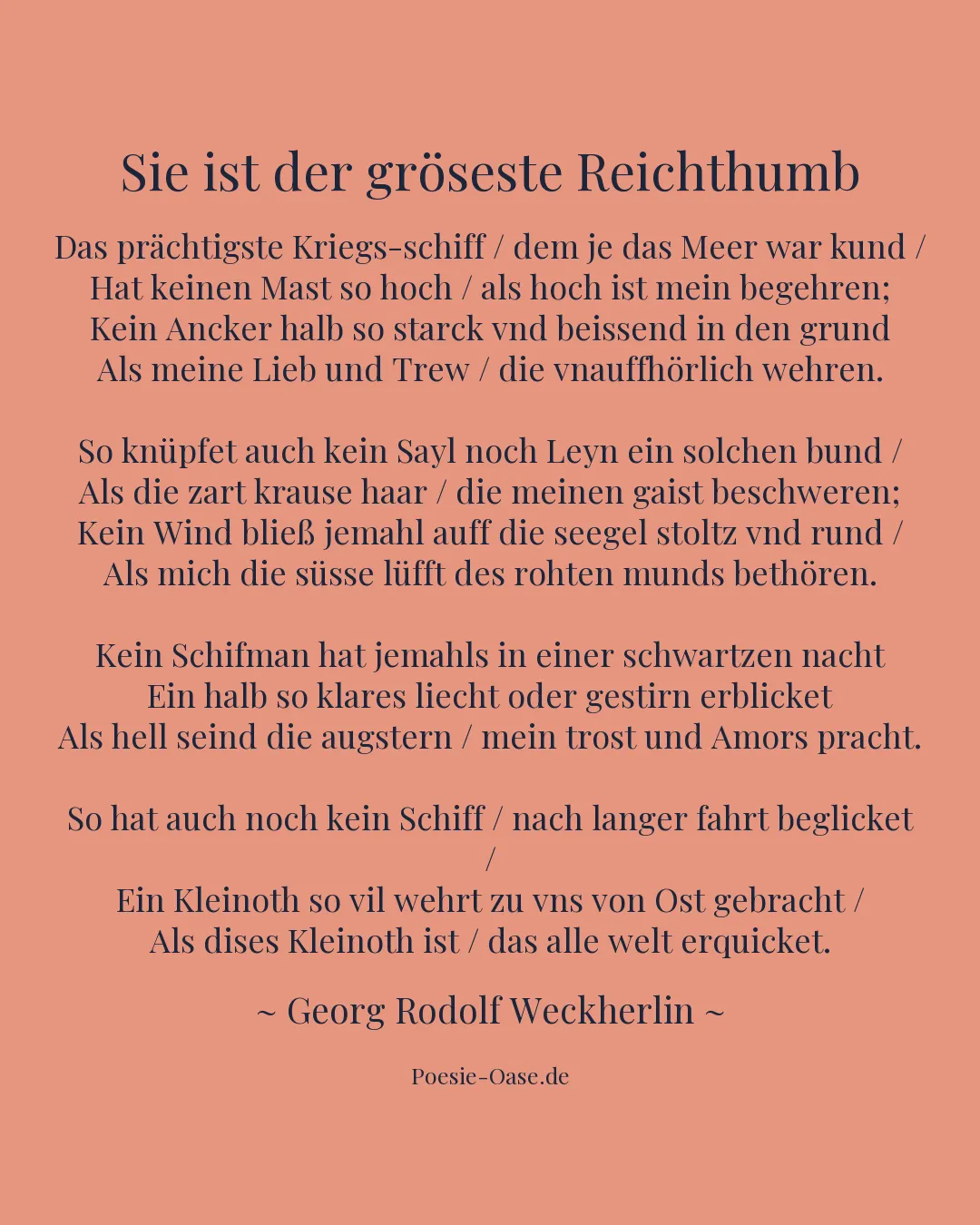 Illustration zu Sie ist der gröseste Reichthumb