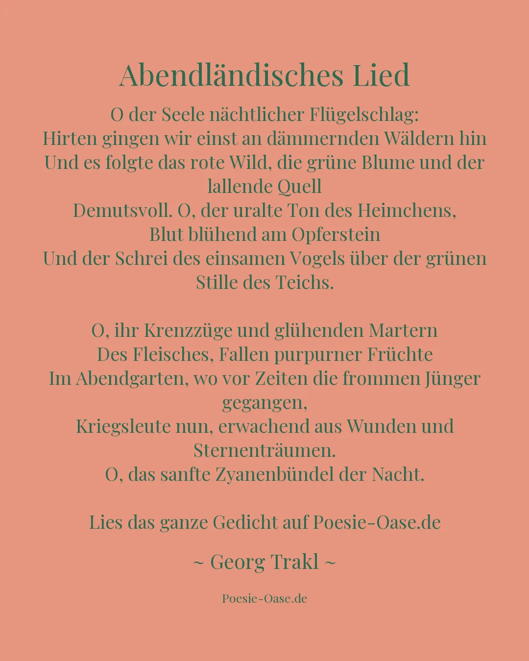 Illustration zu Abendländisches Lied