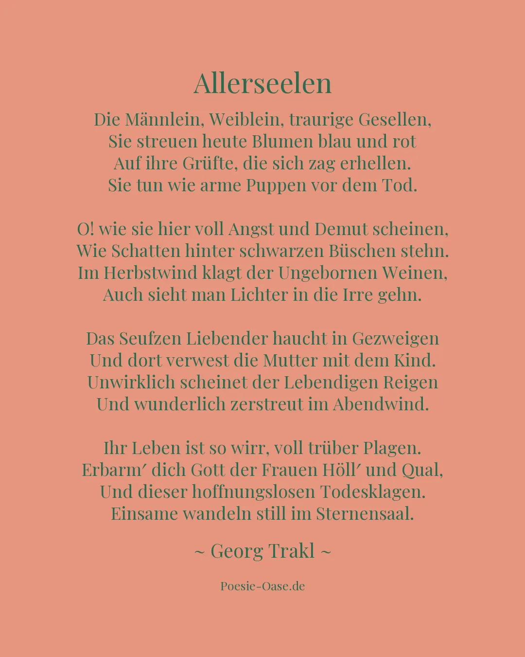Illustration zu Allerseelen