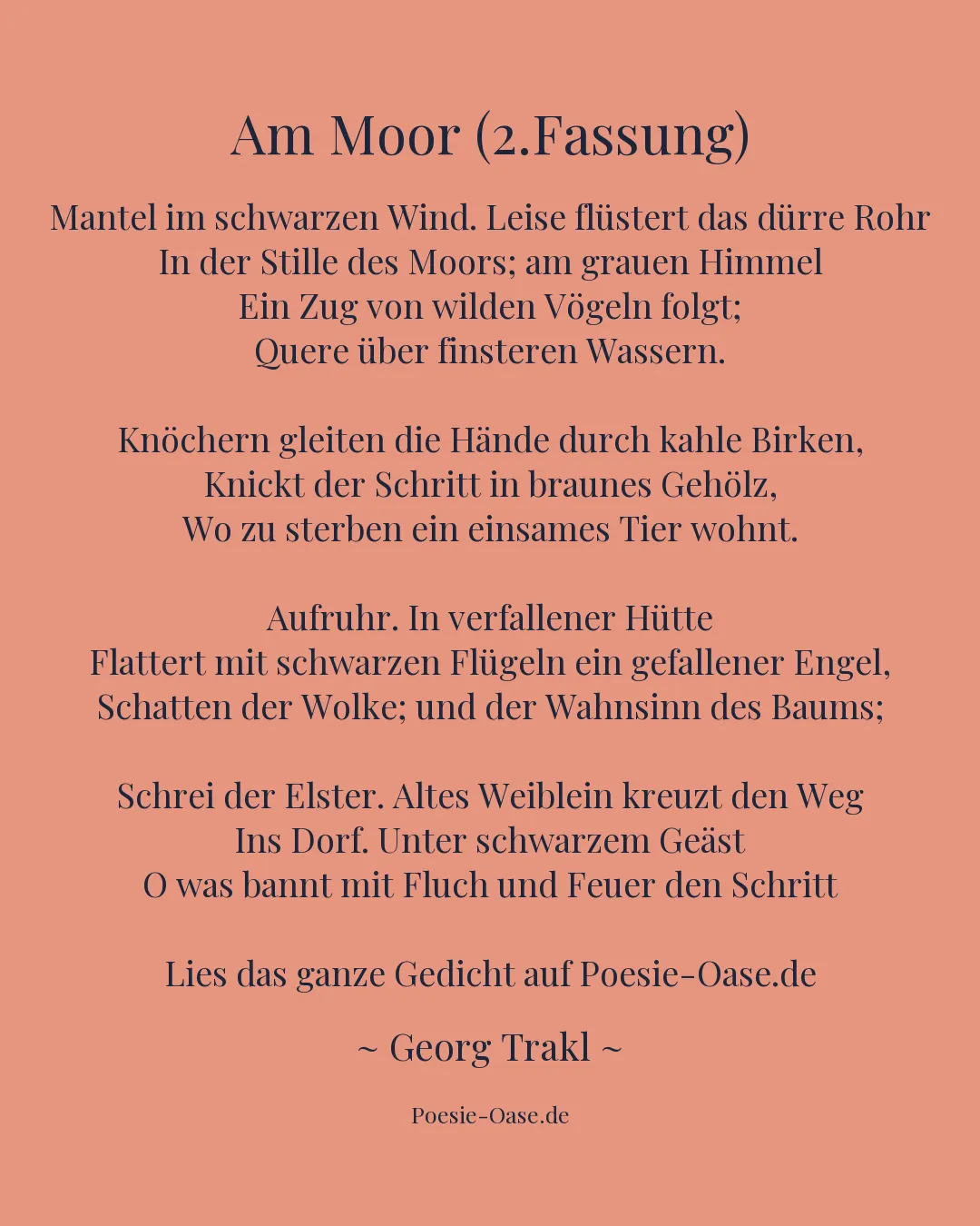 Illustration zu Am Moor (2.Fassung)