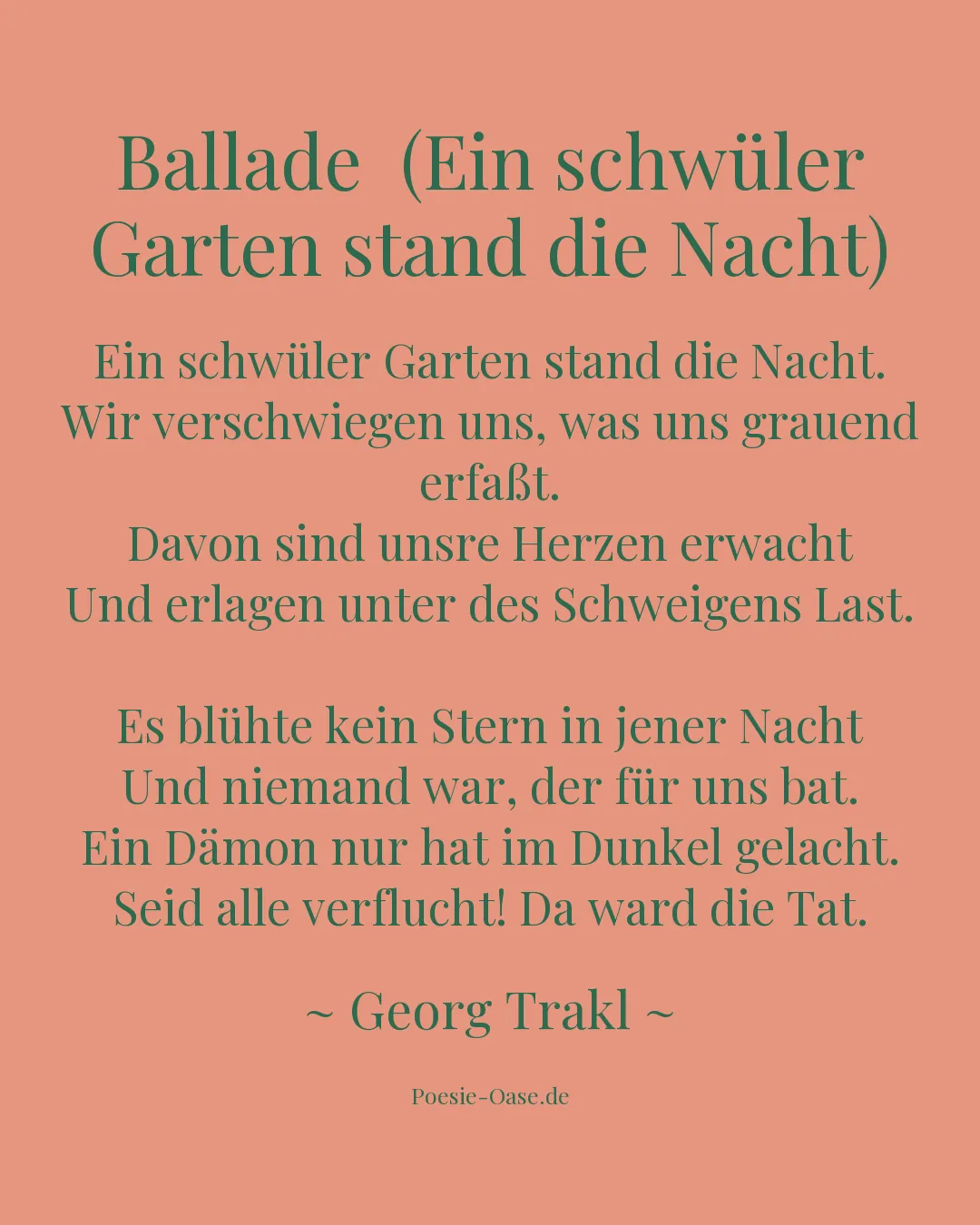 Illustration zu Ballade (Ein schwüler Garten stand die Nacht)