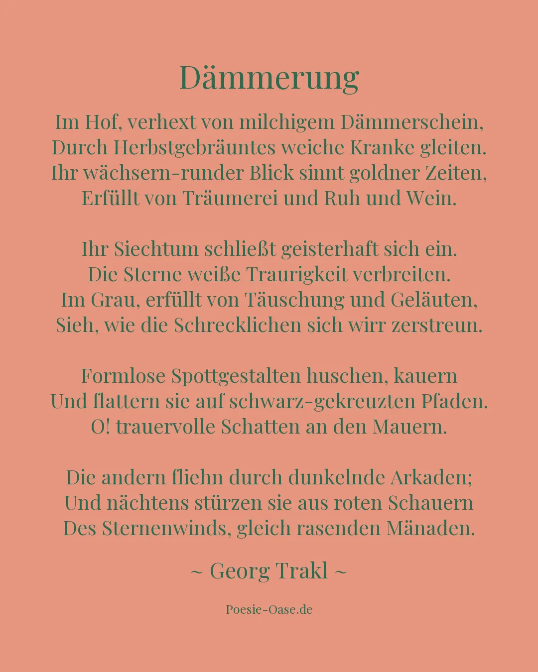 Illustration zu Dämmerung