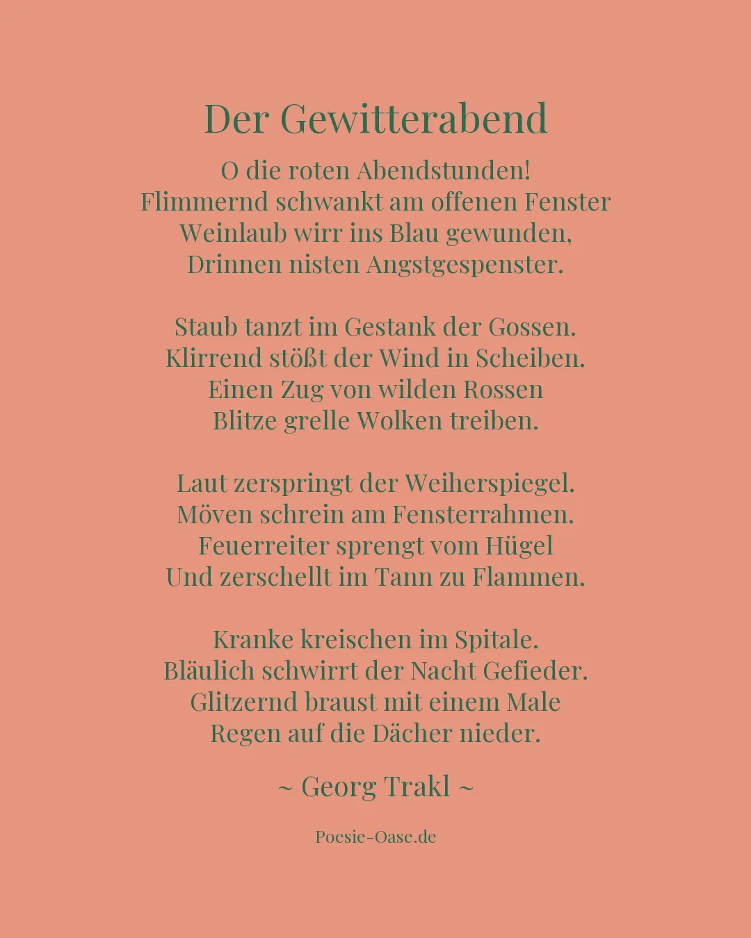 Illustration zu Der Gewitterabend