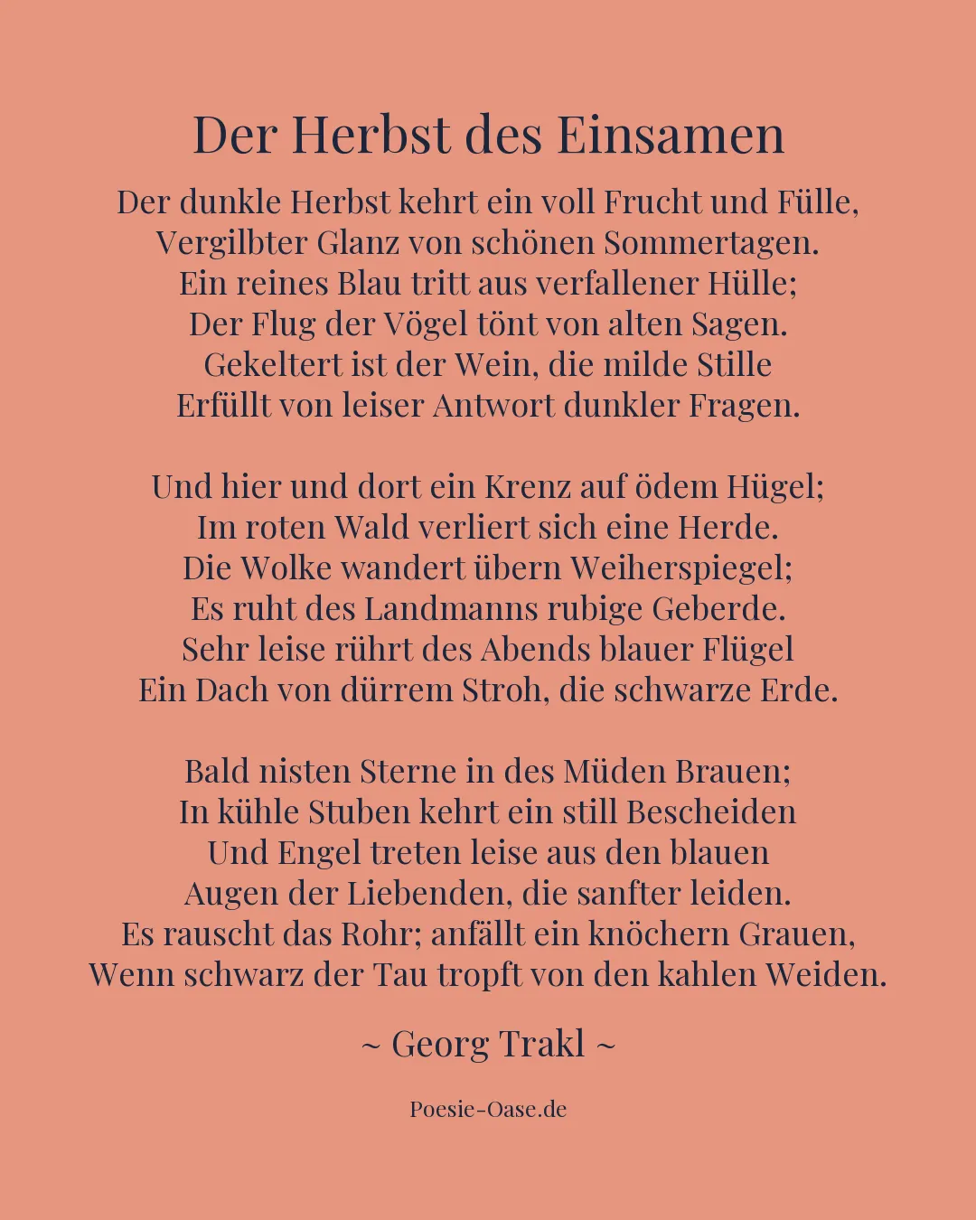 Illustration zu Der Herbst des Einsamen
