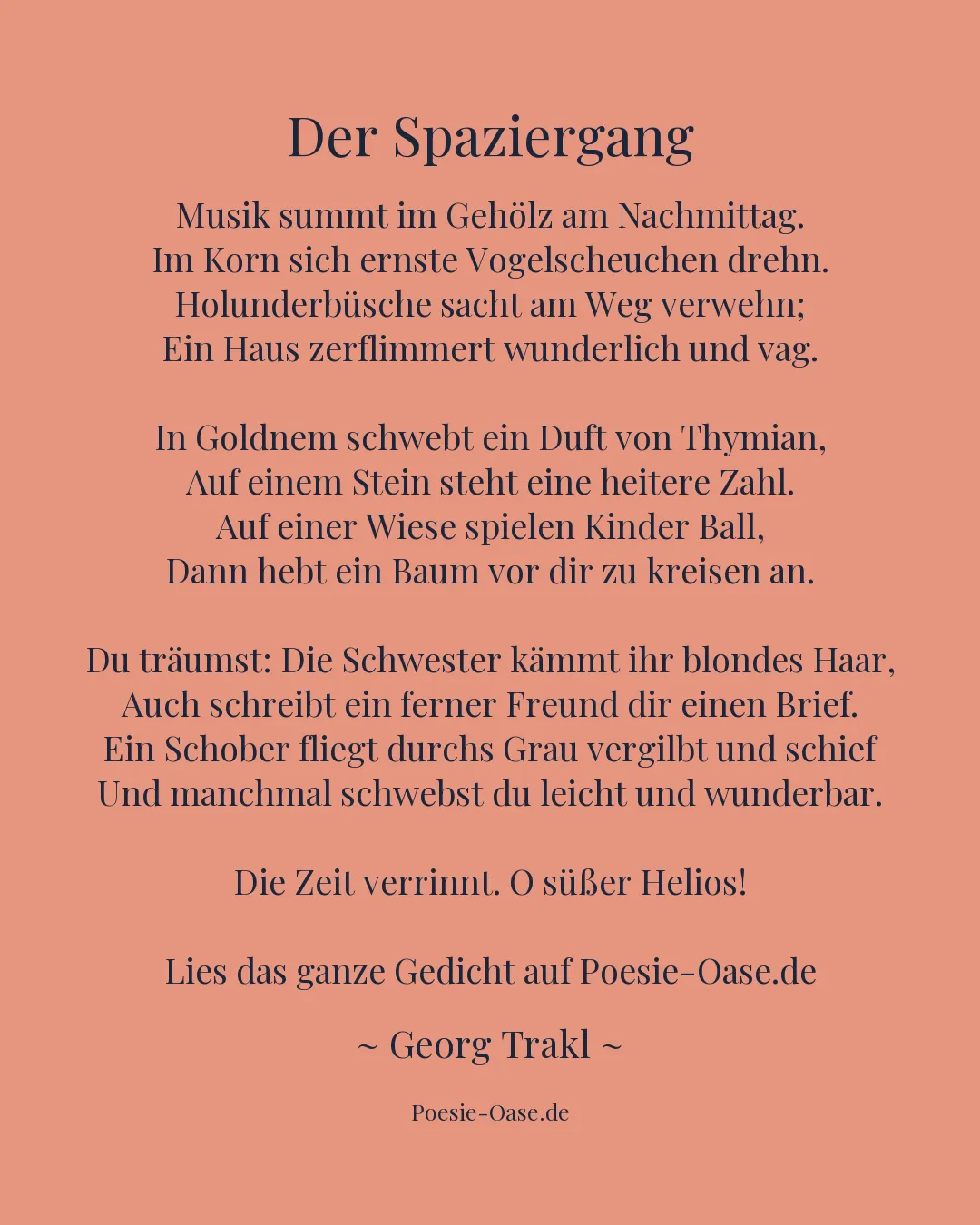Illustration zu Der Spaziergang