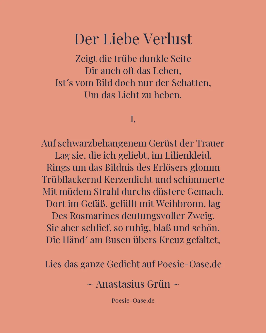 Illustration zu Der Liebe Verlust