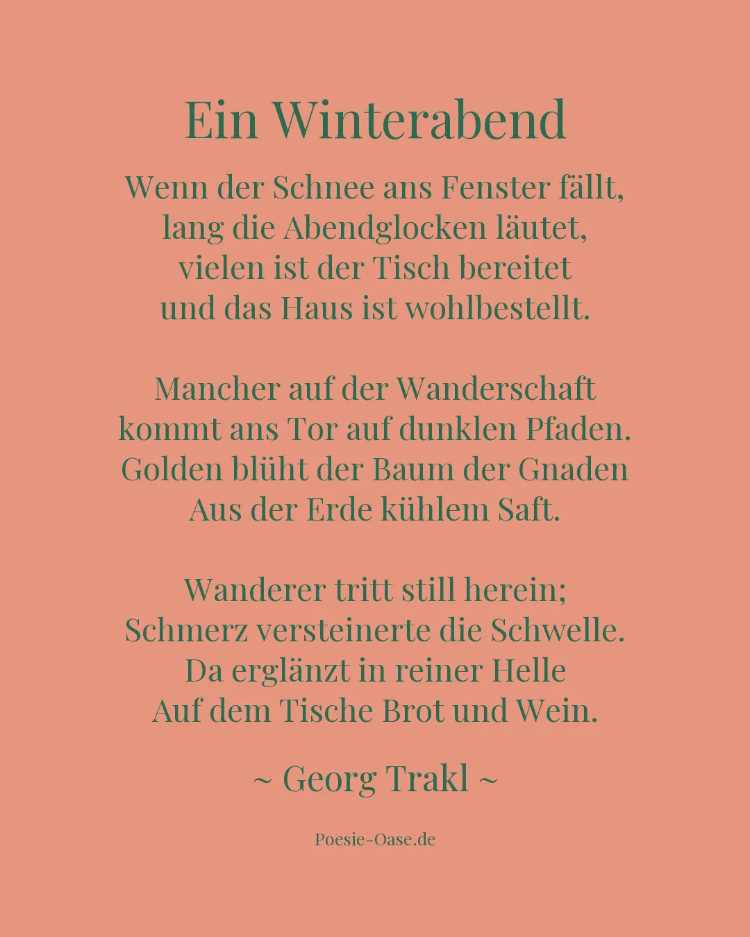 Illustration zu Ein Winterabend