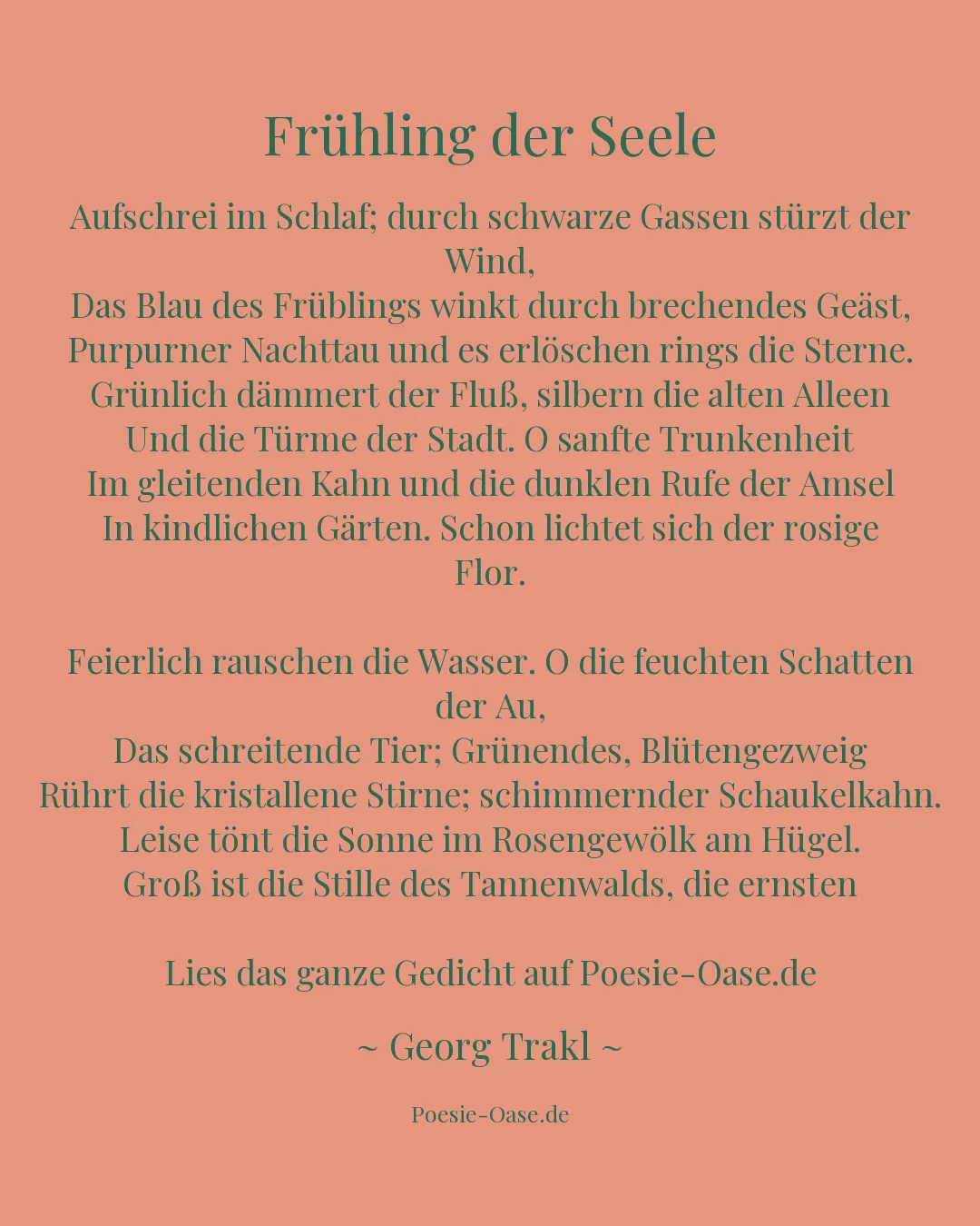 Illustration zu Frühling der Seele