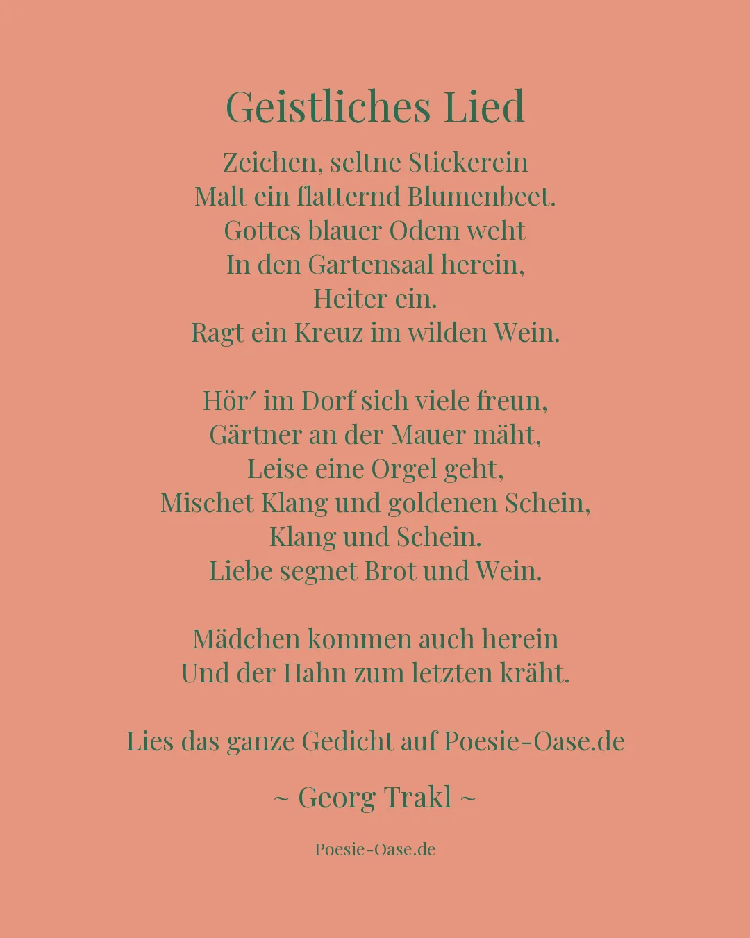 Illustration zu Geistliches Lied