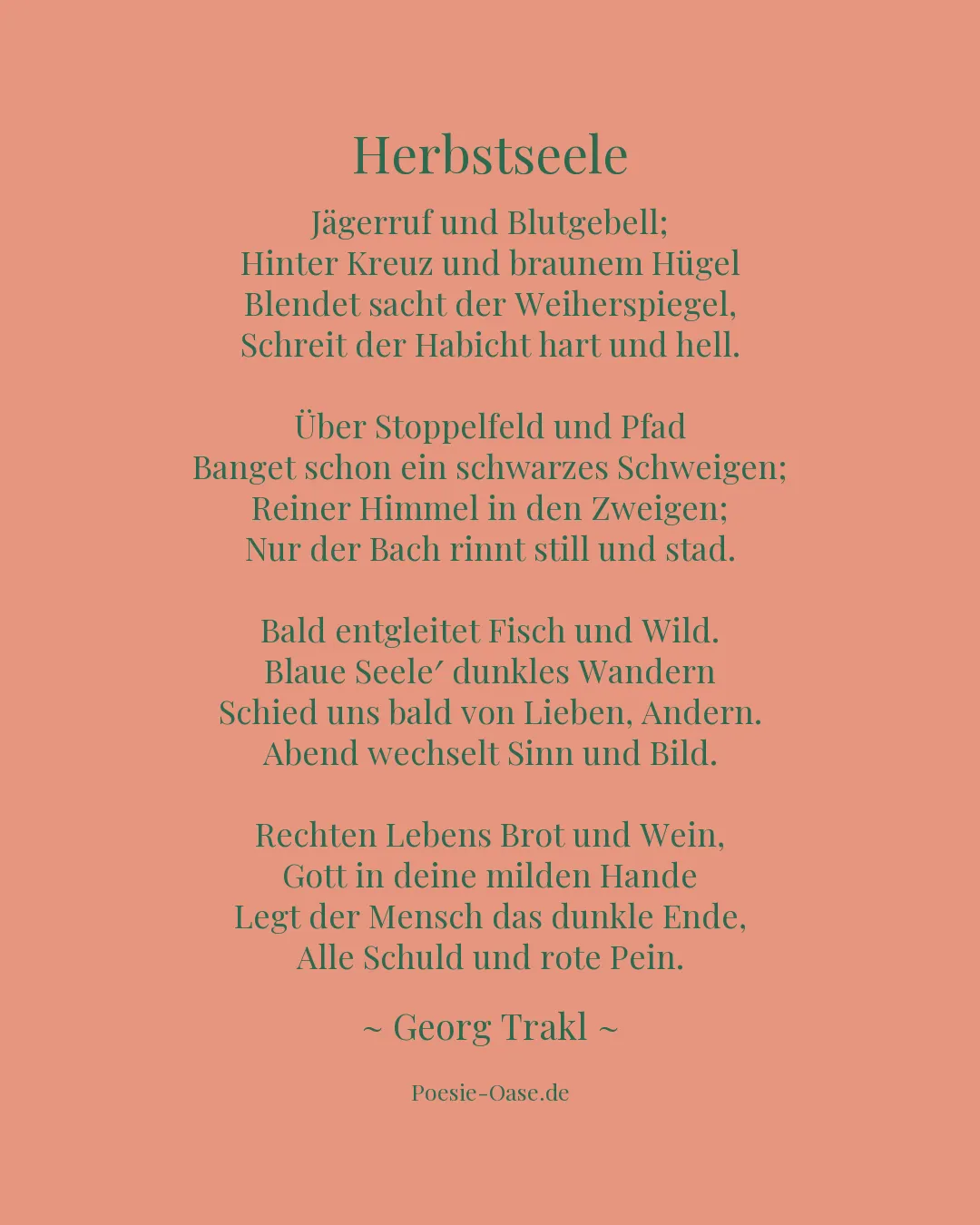 Illustration zu Herbstseele