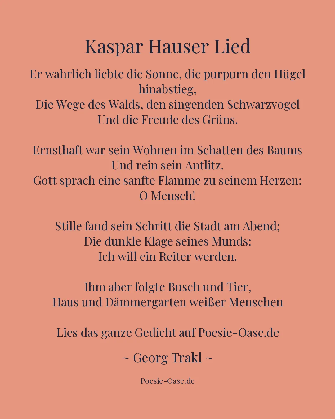 Illustration zu Kaspar Hauser Lied