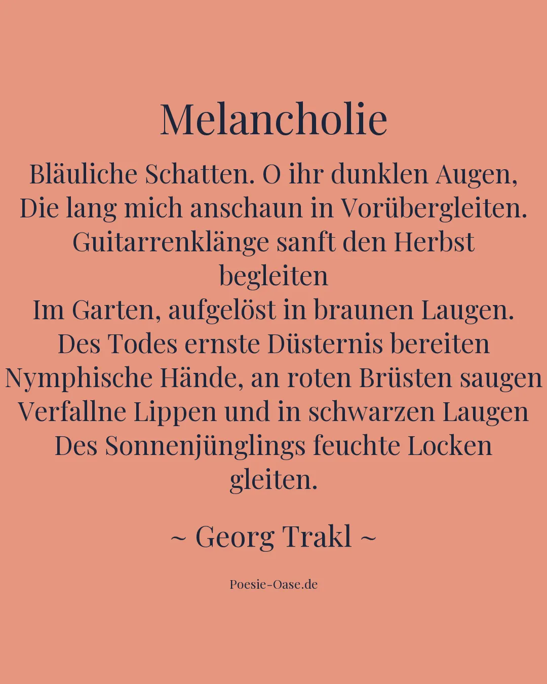 Illustration zu Melancholie