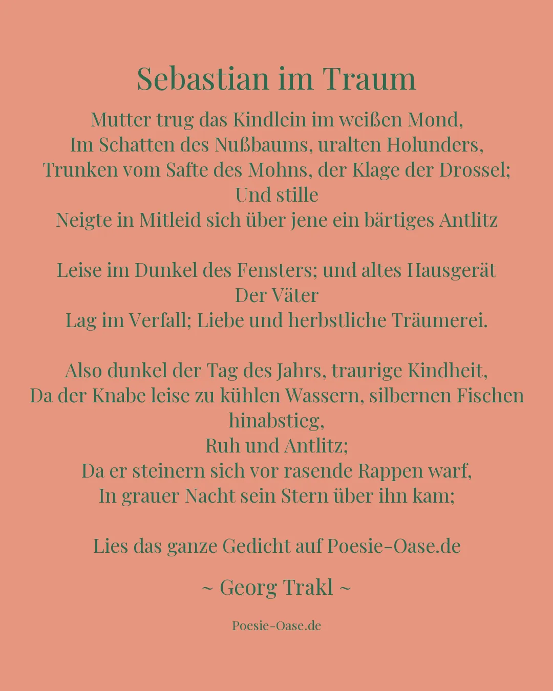Illustration zu Sebastian im Traum