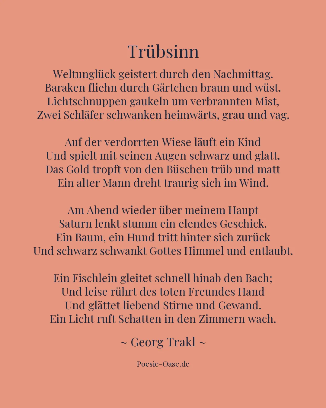 Illustration zu Trübsinn