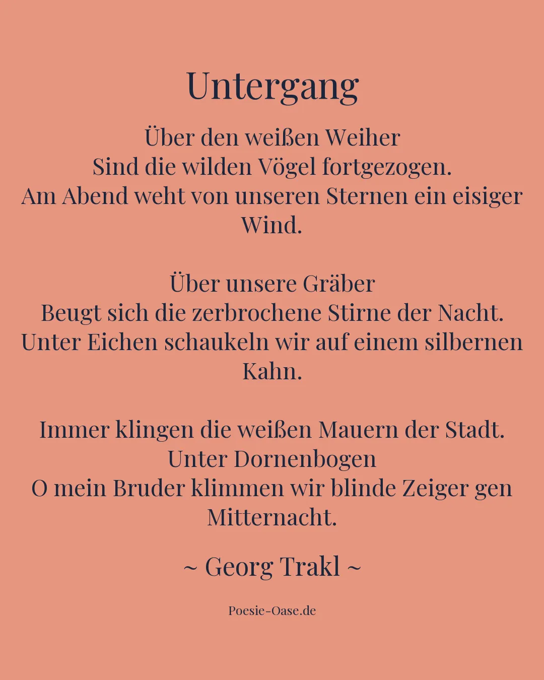 Illustration zu Untergang