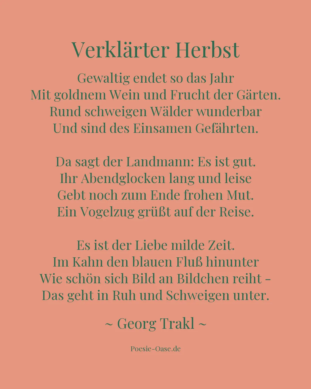 Illustration zu Verklärter Herbst