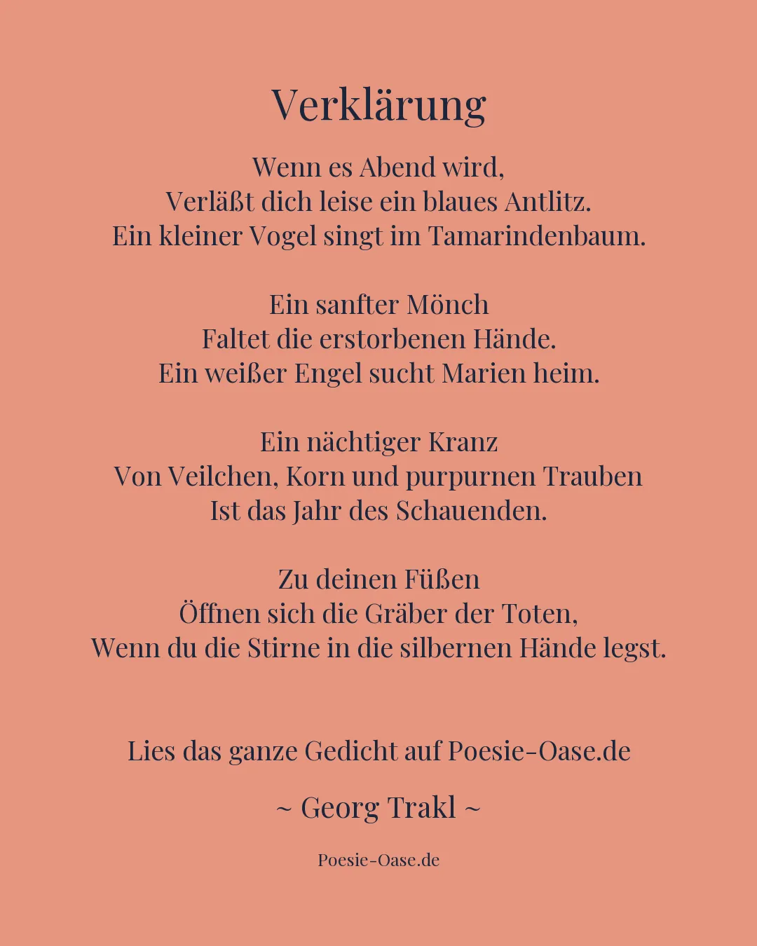 Illustration zu Verklärung