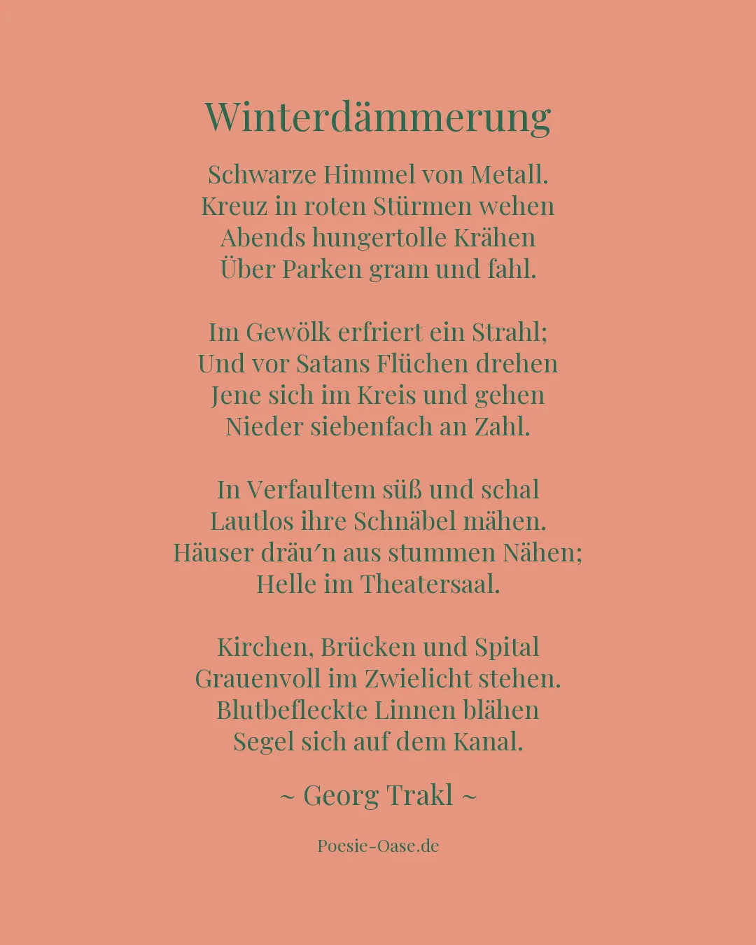 Illustration zu Winterdämmerung