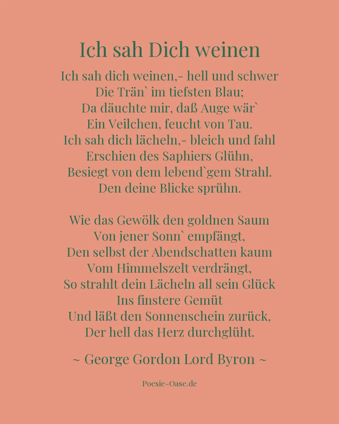 Illustration zu Ich sah Dich weinen
