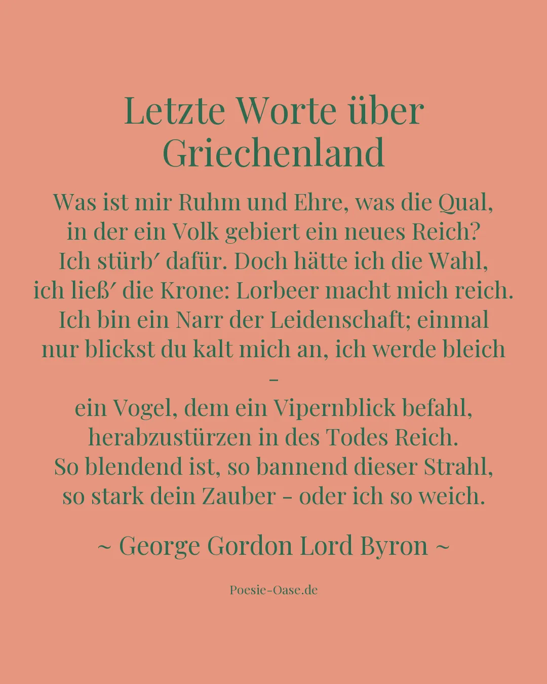 Illustration zu Letzte Worte über Griechenland