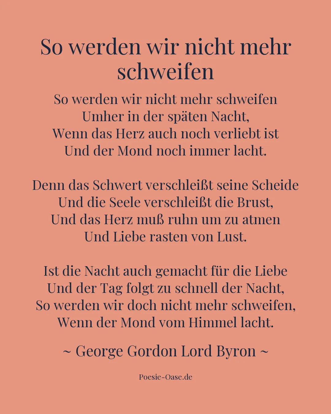 Illustration zu So werden wir nicht mehr schweifen