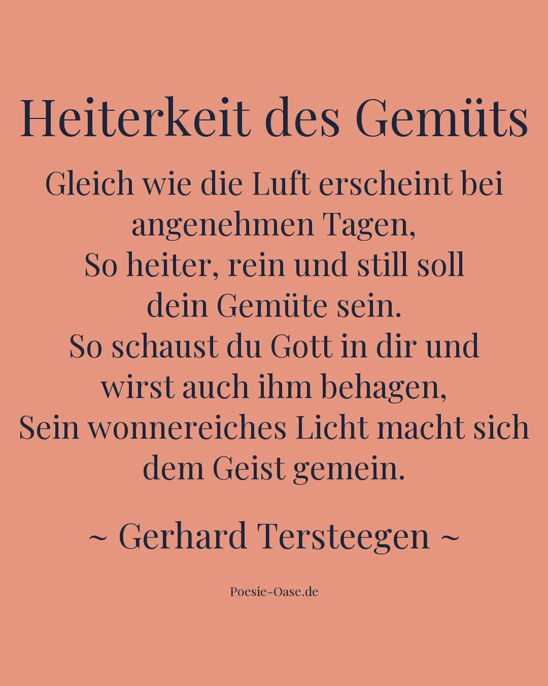 Illustration zu Heiterkeit des Gemüts