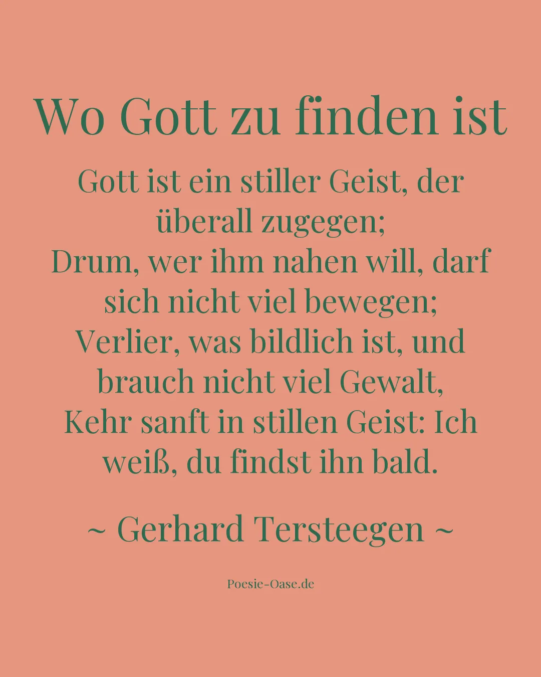Illustration zu Wo Gott zu finden ist