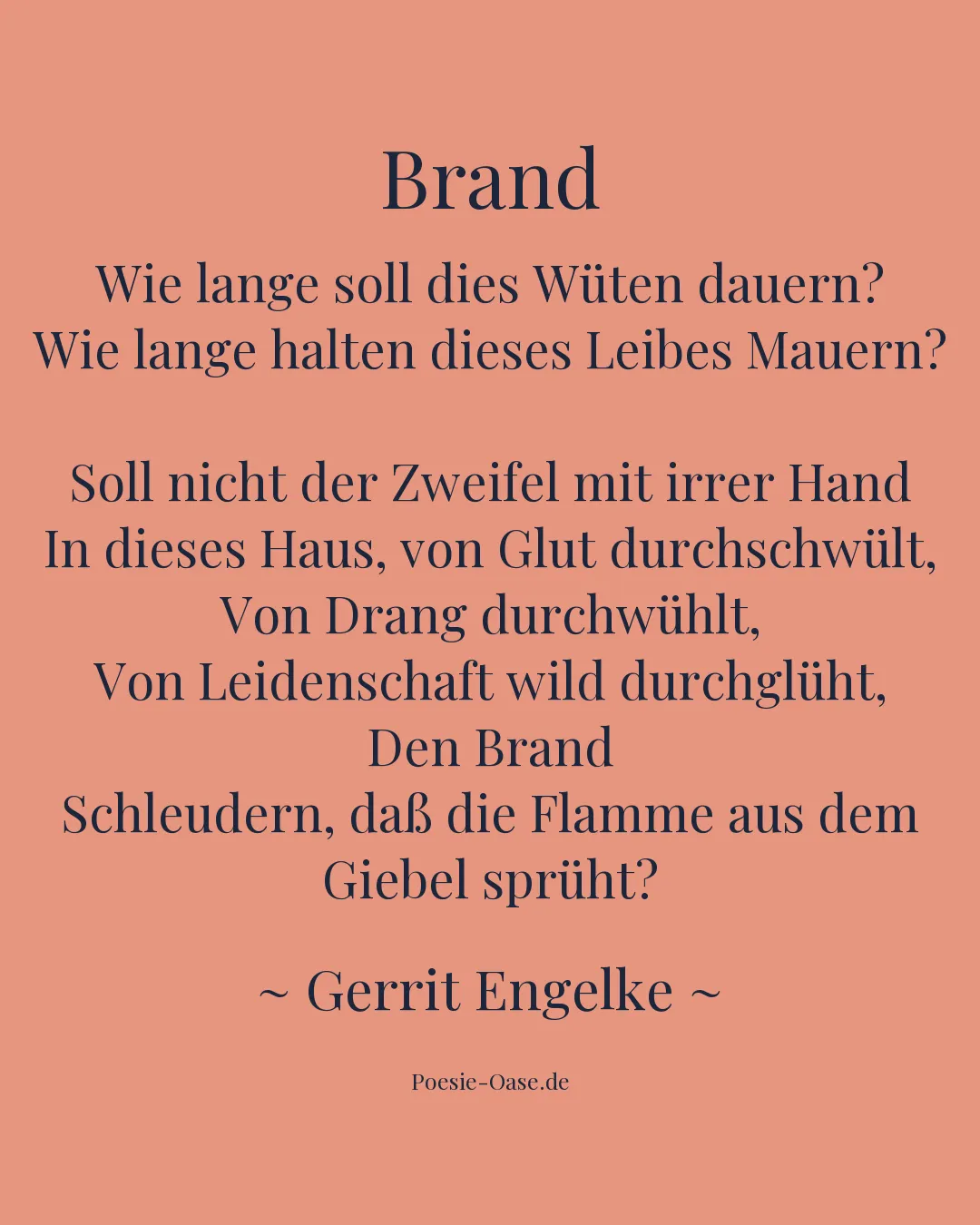 Illustration zu Brand