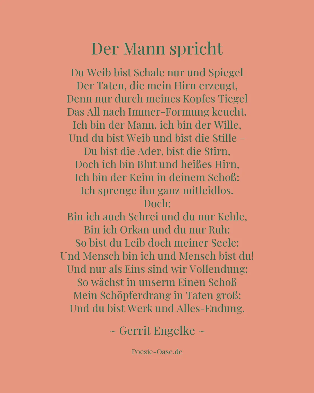 Illustration zu Der Mann spricht