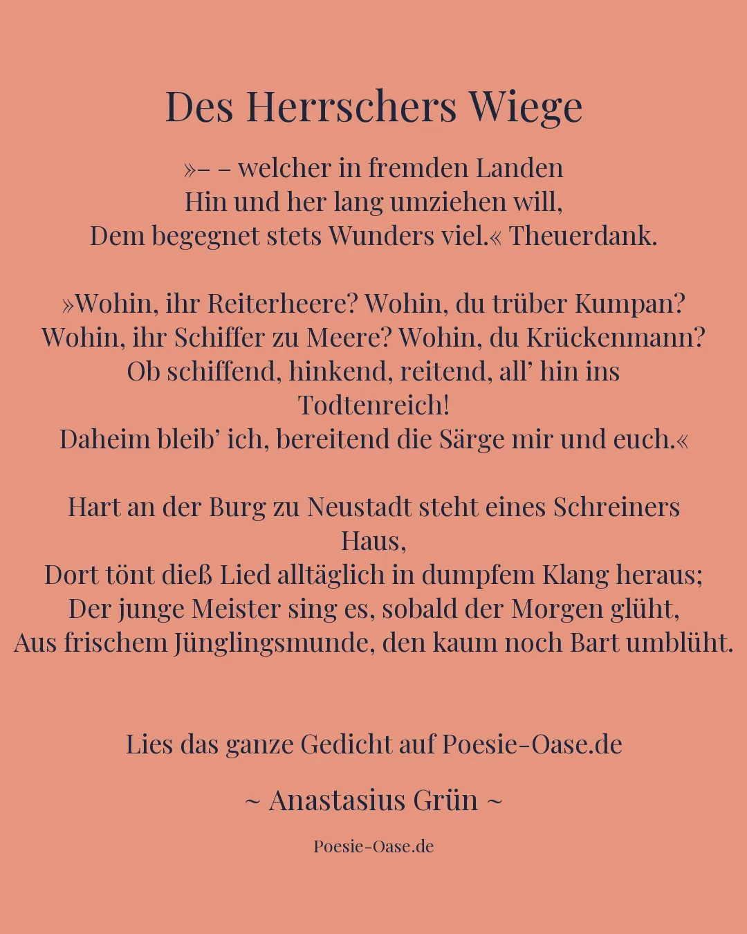 Illustration zu Des Herrschers Wiege