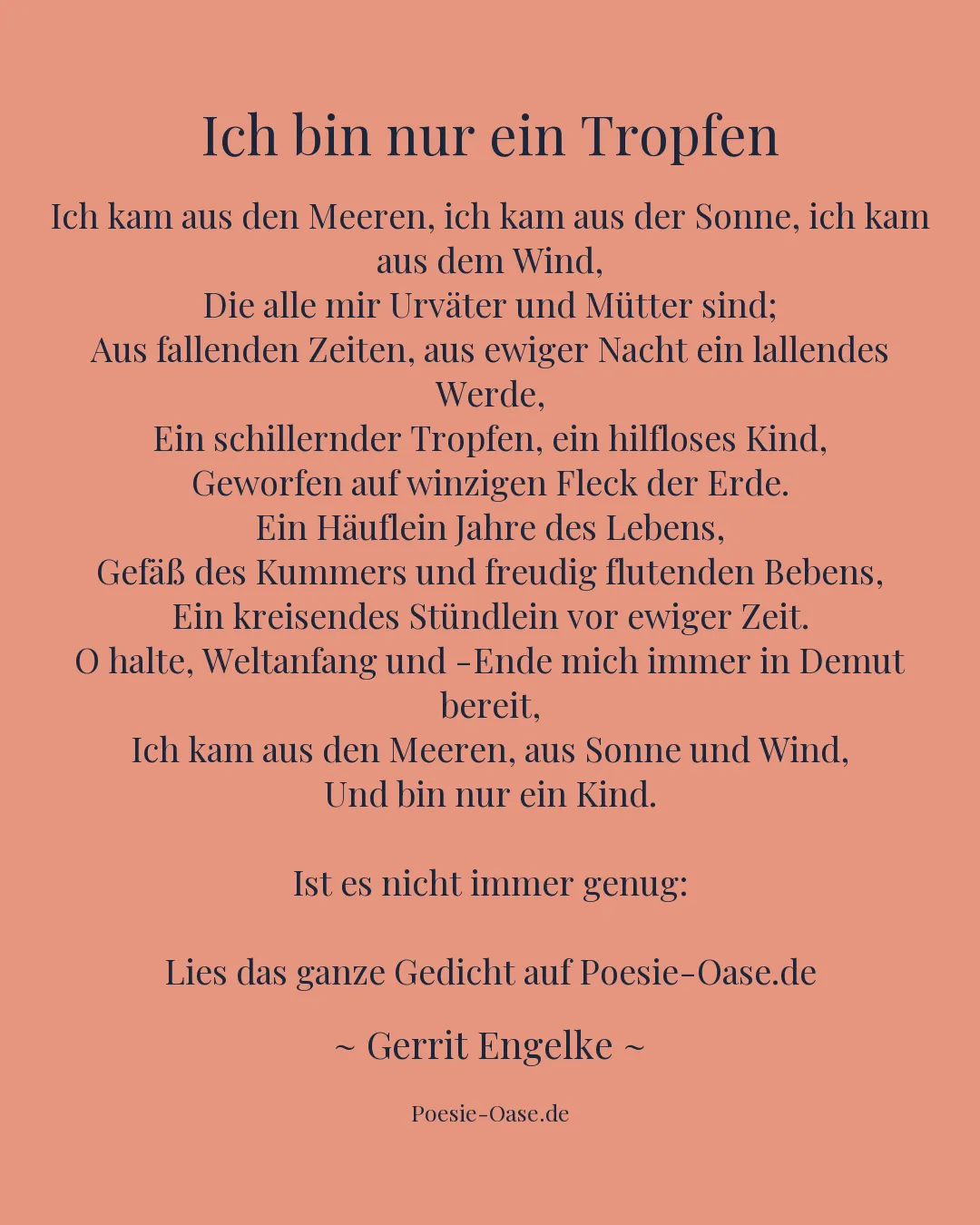 Illustration zu Ich bin nur ein Tropfen
