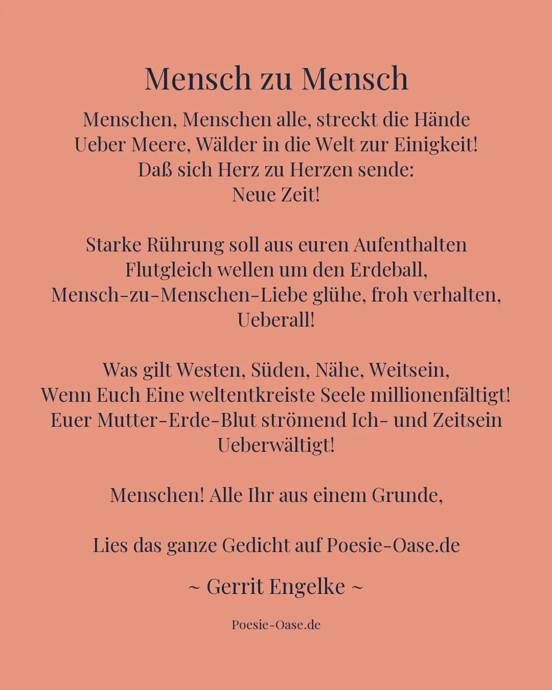 Illustration zu Mensch zu Mensch