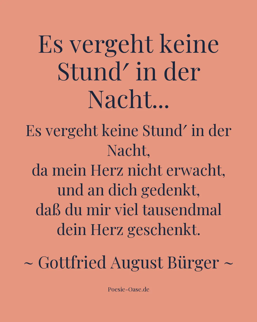 Illustration zu Es vergeht keine Stund′ in der Nacht...
