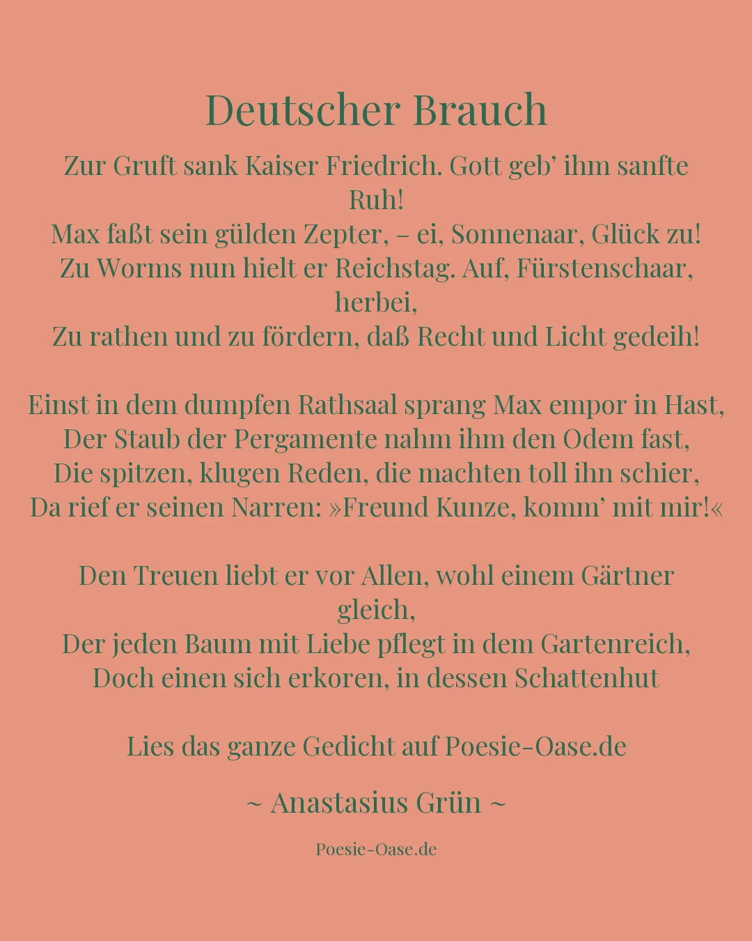 Illustration zu Deutscher Brauch