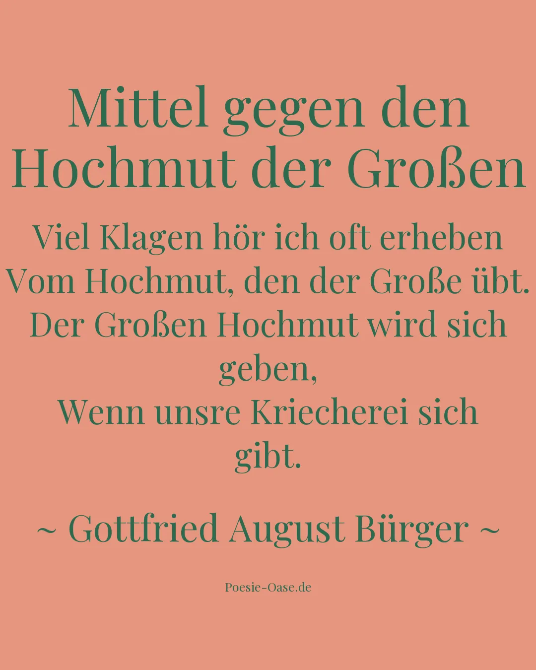 Illustration zu Mittel gegen den Hochmut der Großen