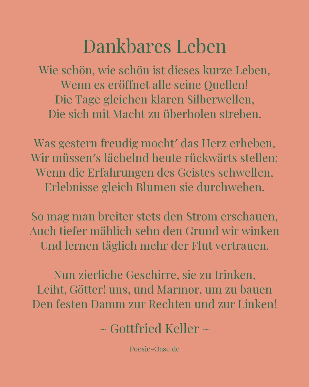 Illustration zu Dankbares Leben