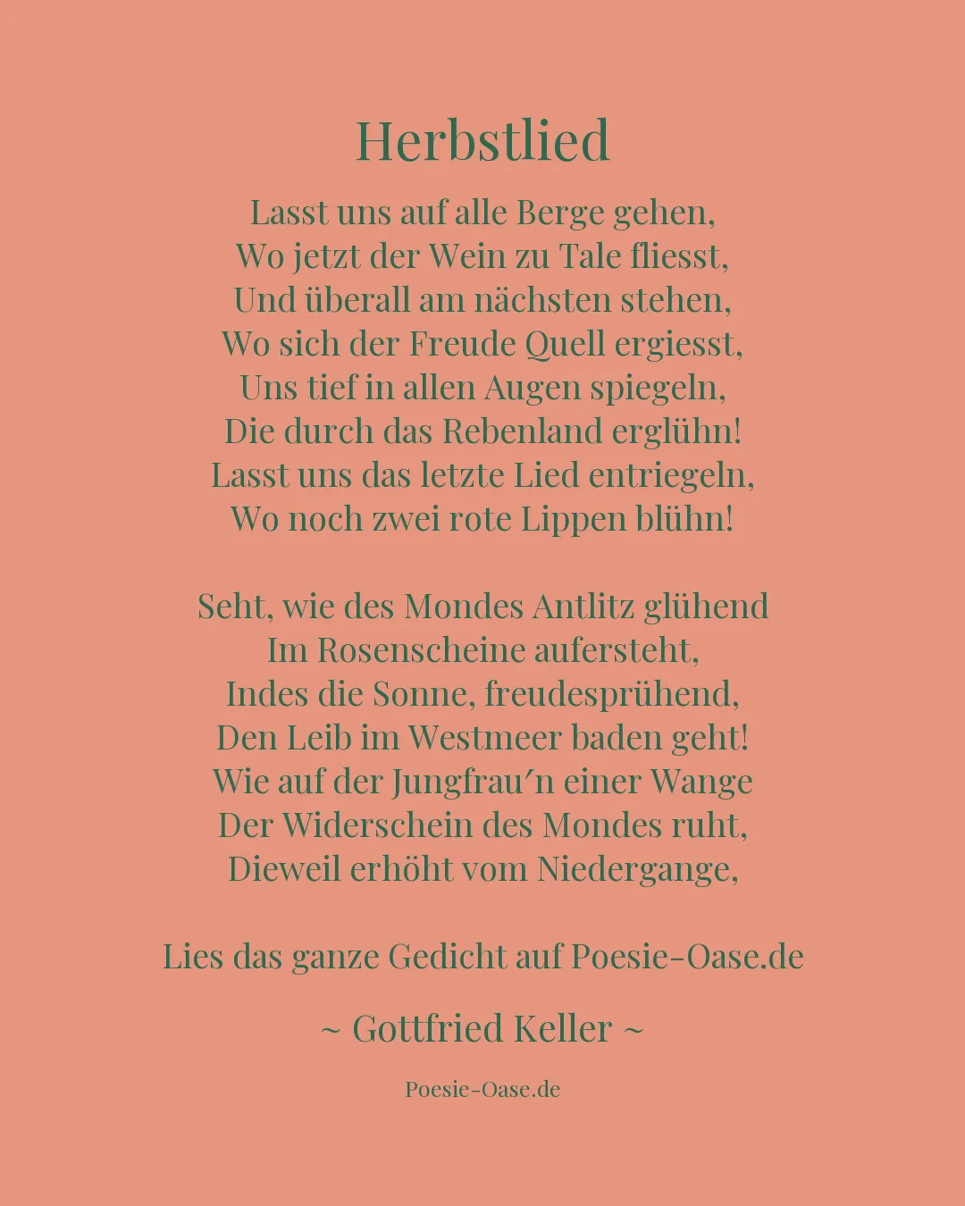 Illustration zu Herbstlied