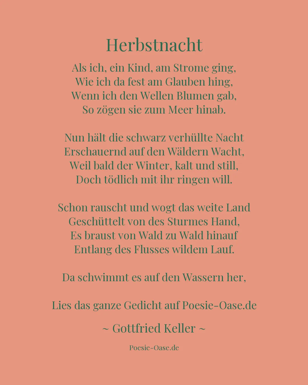 Illustration zu Herbstnacht